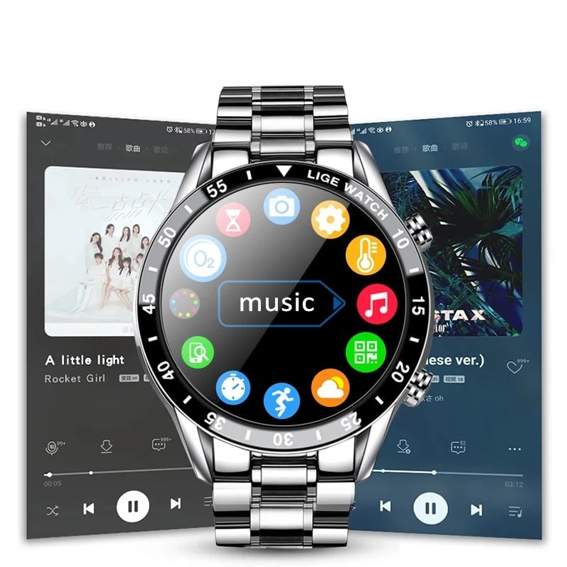 Montre Connectée Luxe 4G - Pour Appels et Connectivité avec Style