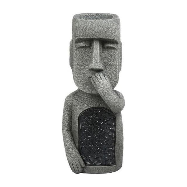 Pot de fleurs GlowPot visage sculpté