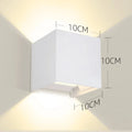 Applique murale LED géométrique pour extérieur