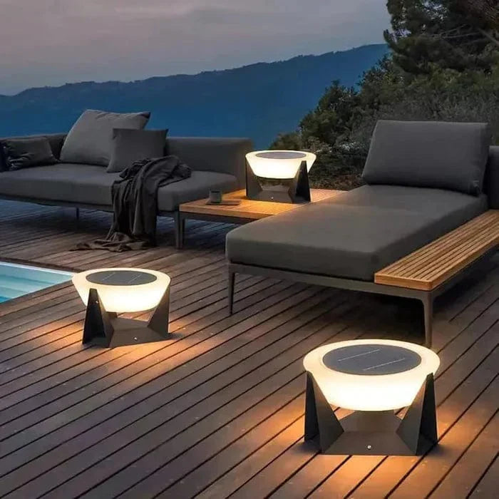 SOLARLUME - Lampe de sol solaire extérieure