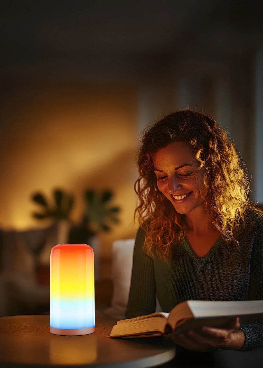 Lampe de table RGB-LED, dimmable