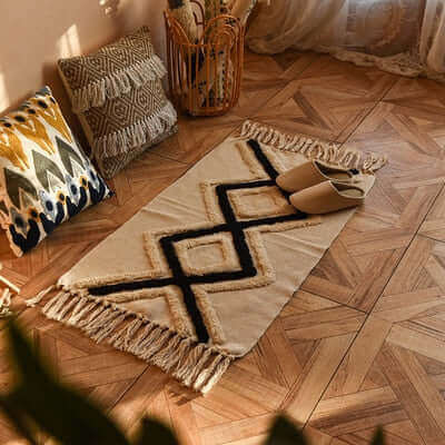 Tapis Boho Lavable