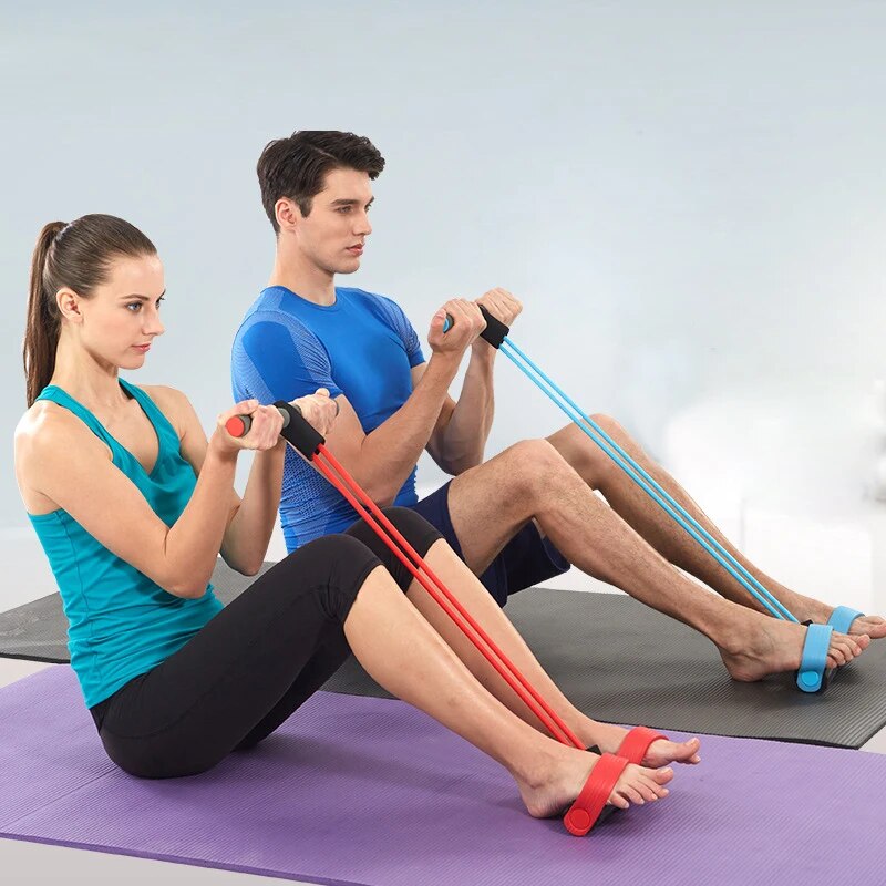 50% DE RÉDUCTION || FitLife™️ - Cordes élastiques, rameur pour fitness