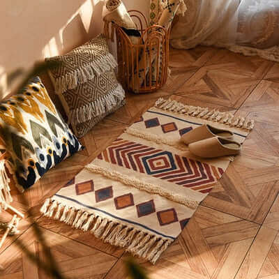 Tapis Boho Lavable