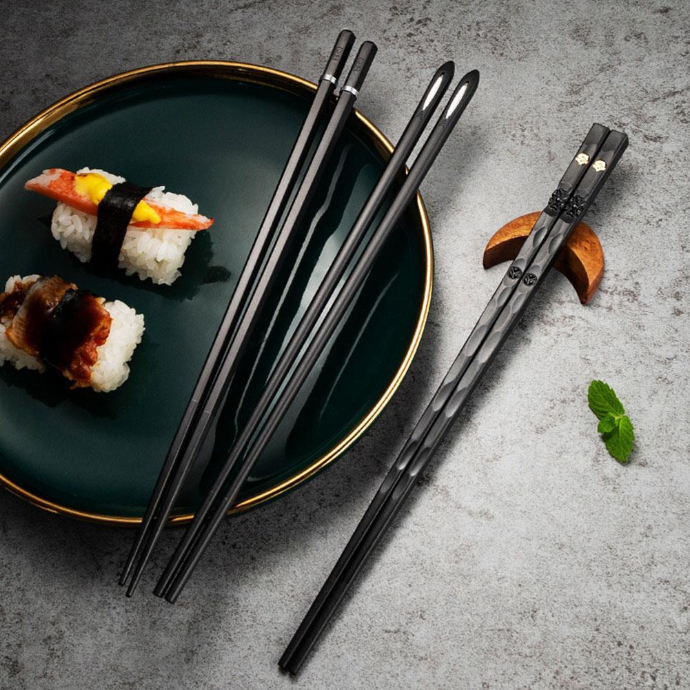DineLux – Ensemble de baguettes luxueuses avec des designs raffinés (5 paires)