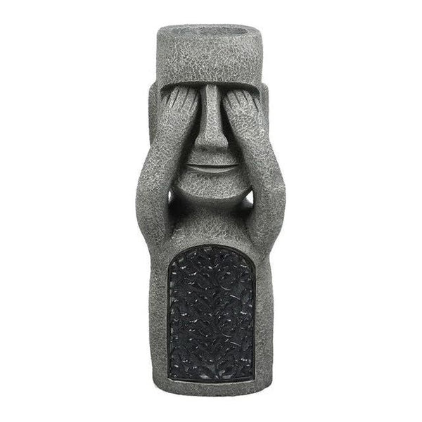 Pot de fleurs GlowPot visage sculpté