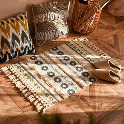 Tapis Boho Lavable