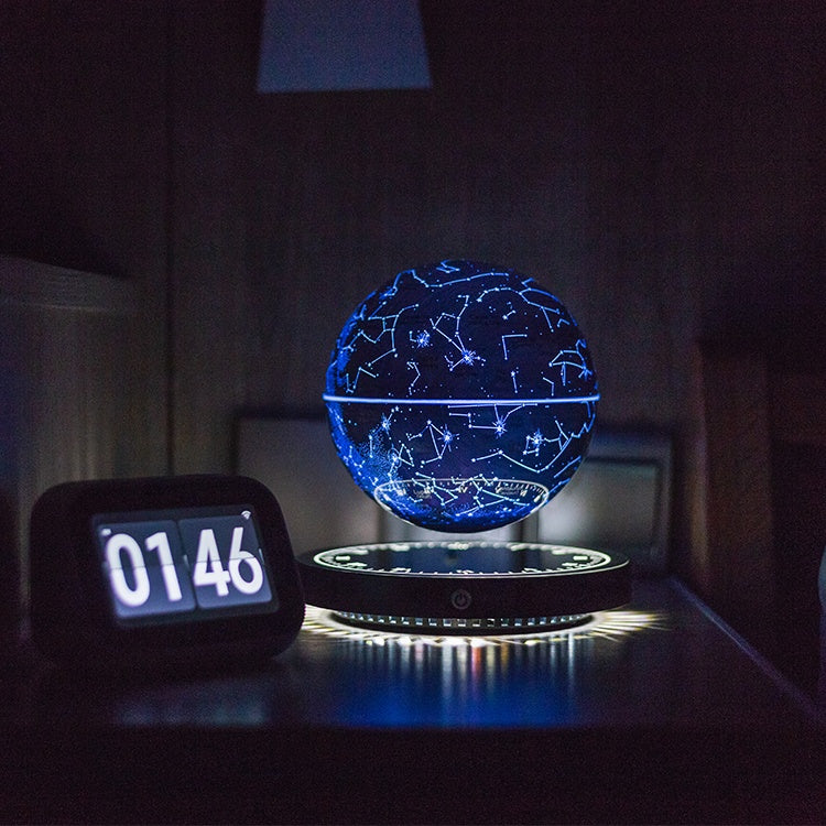 SkyOrbit™ | Lampe à constellation flottante rotative | Lévitation magnétique | Lumière d'ambiance