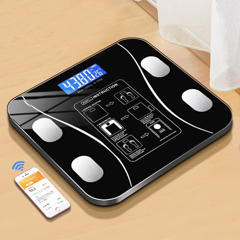 FITSCALE – Balance d'analyse corporelle intelligente avec connexion à l'application
