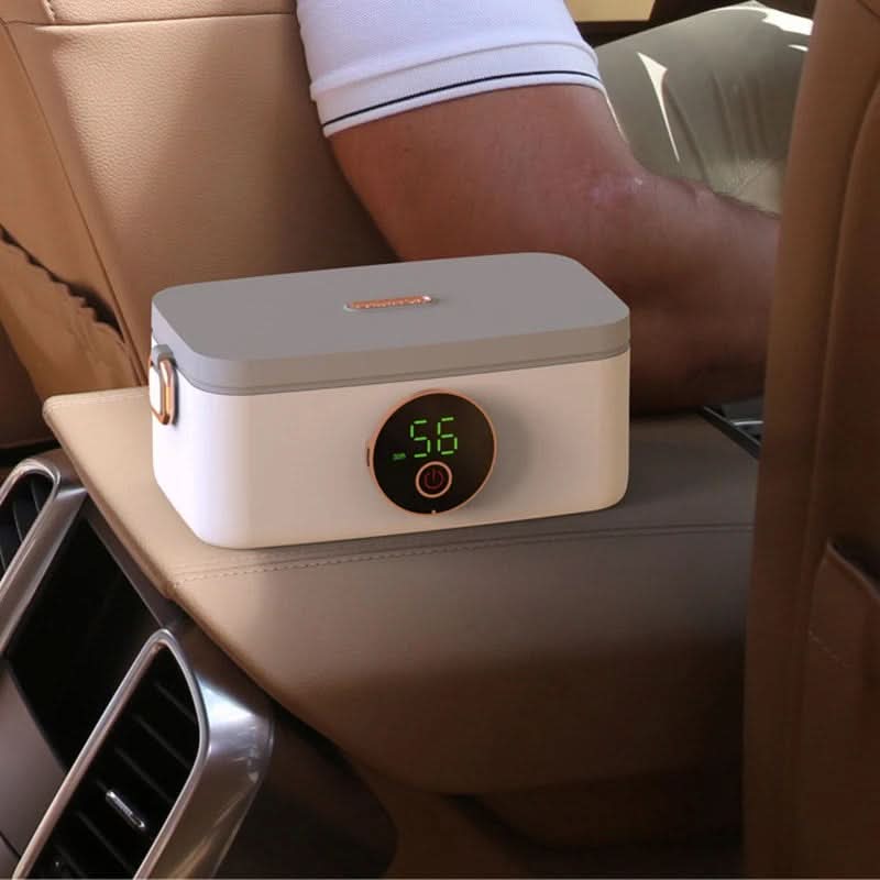 FOODWARM - Boîte à lunch électrique sans fil avec batterie de 16000mAh et 5 niveaux de chauffage