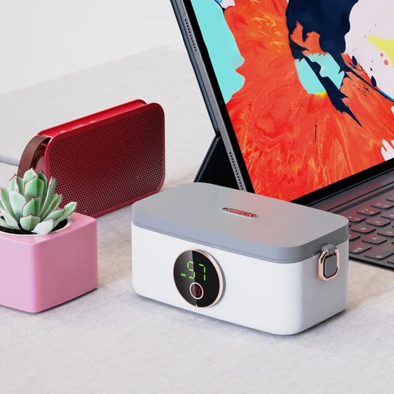 FOODWARM - Boîte à lunch électrique sans fil 16000mAh Batterie 5 niveaux de chauffage