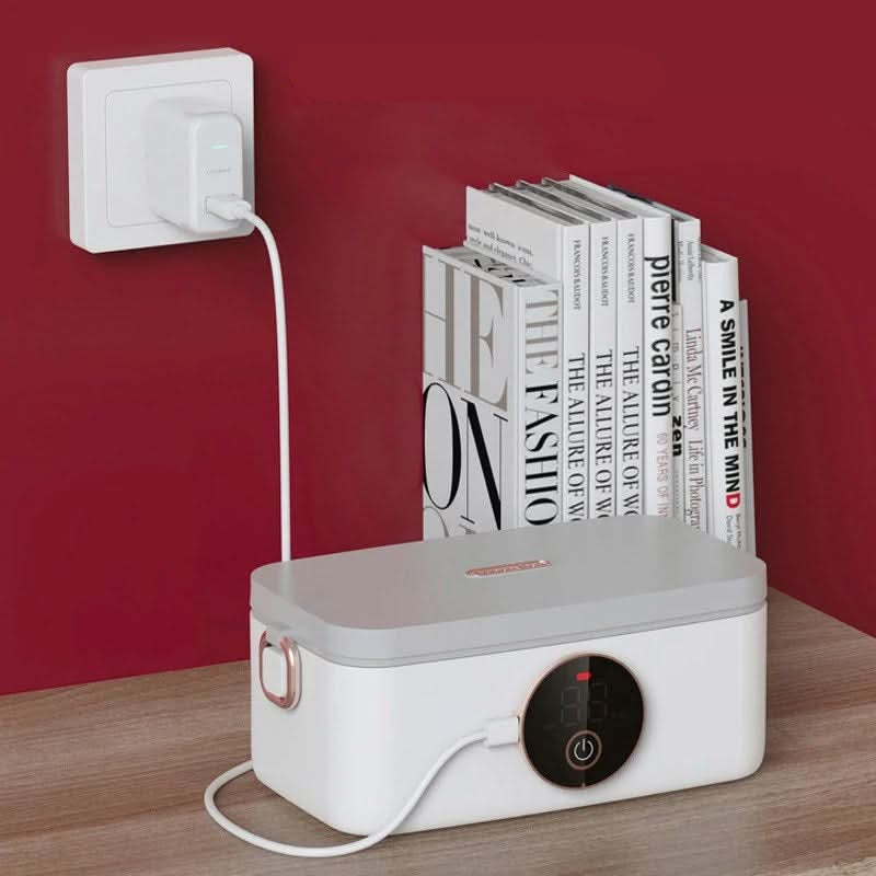 FOODWARM - Boîte à lunch électrique sans fil avec batterie de 16000mAh et 5 niveaux de chauffage