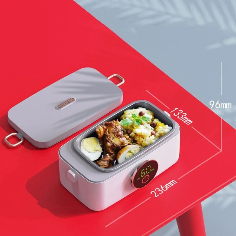 FOODWARM - Boîte à lunch électrique sans fil avec batterie de 16000mAh et 5 niveaux de chauffage