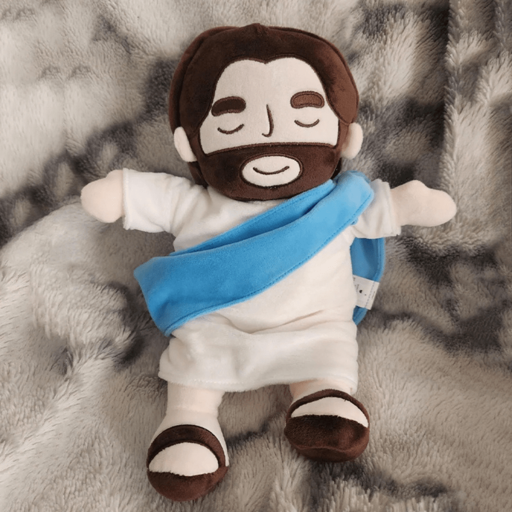FAITHREST – Peluche apaisante de Jésus pour un sommeil paisible