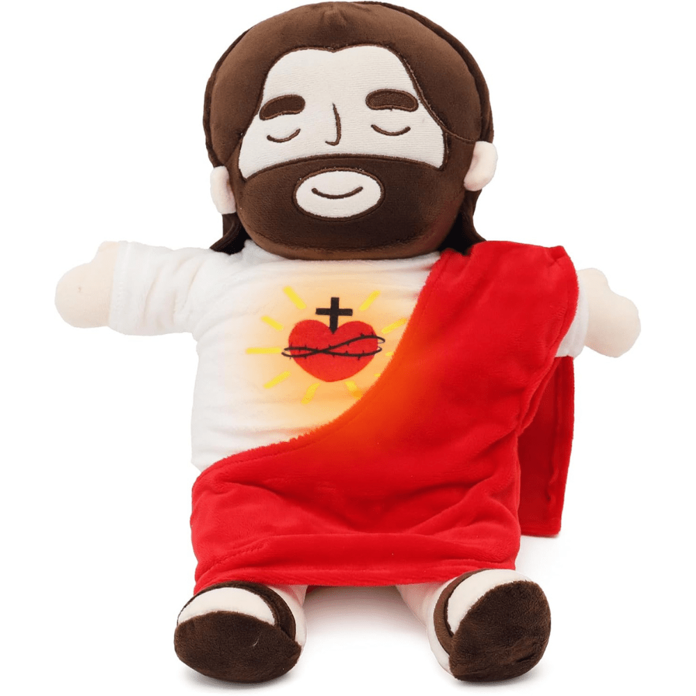 FAITHREST – Peluche apaisante de Jésus pour un sommeil paisible
