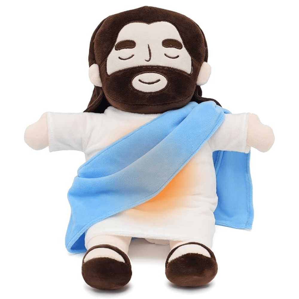 FAITHREST – Peluche apaisante de Jésus pour un sommeil paisible