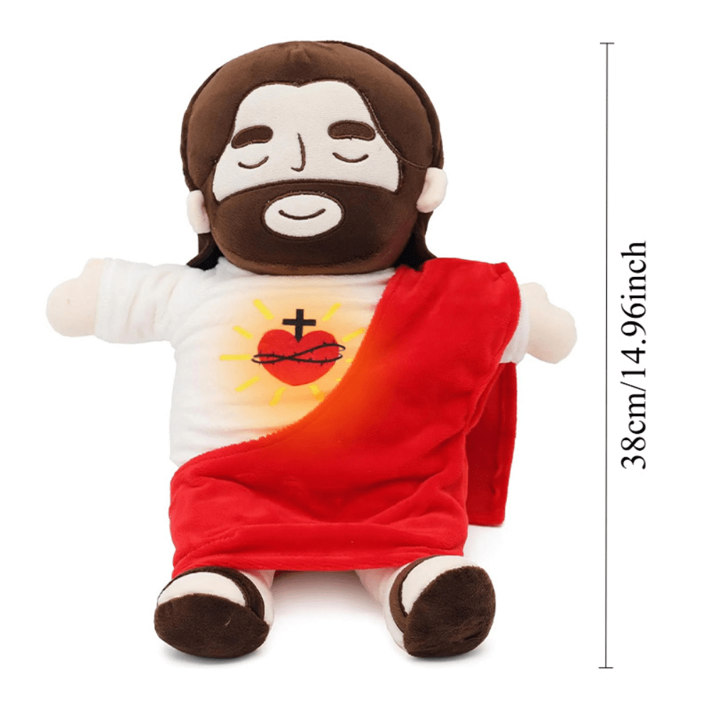 FAITHREST – Peluche apaisante de Jésus pour un sommeil paisible