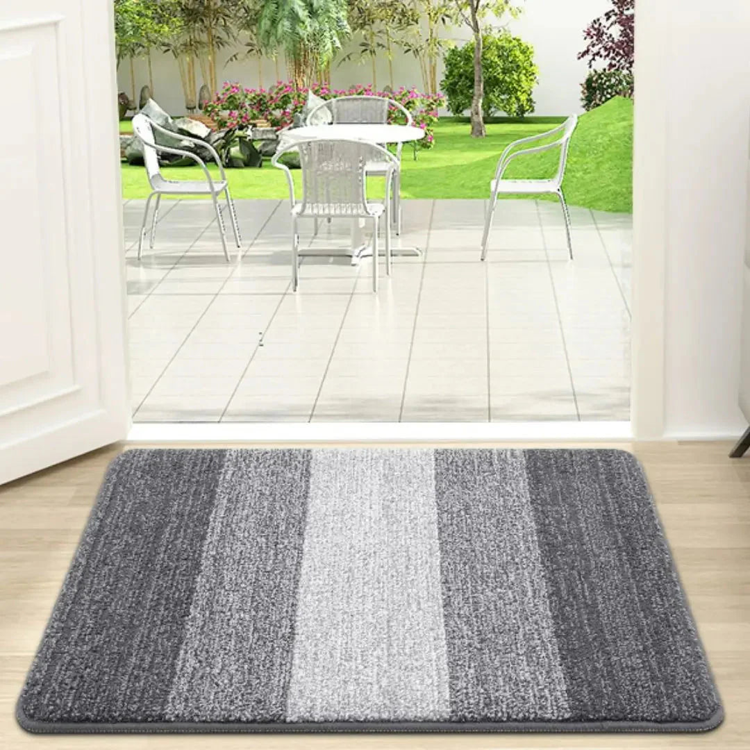 Tapis de sol lavable pour les entrées avec un design absorbant l'eau