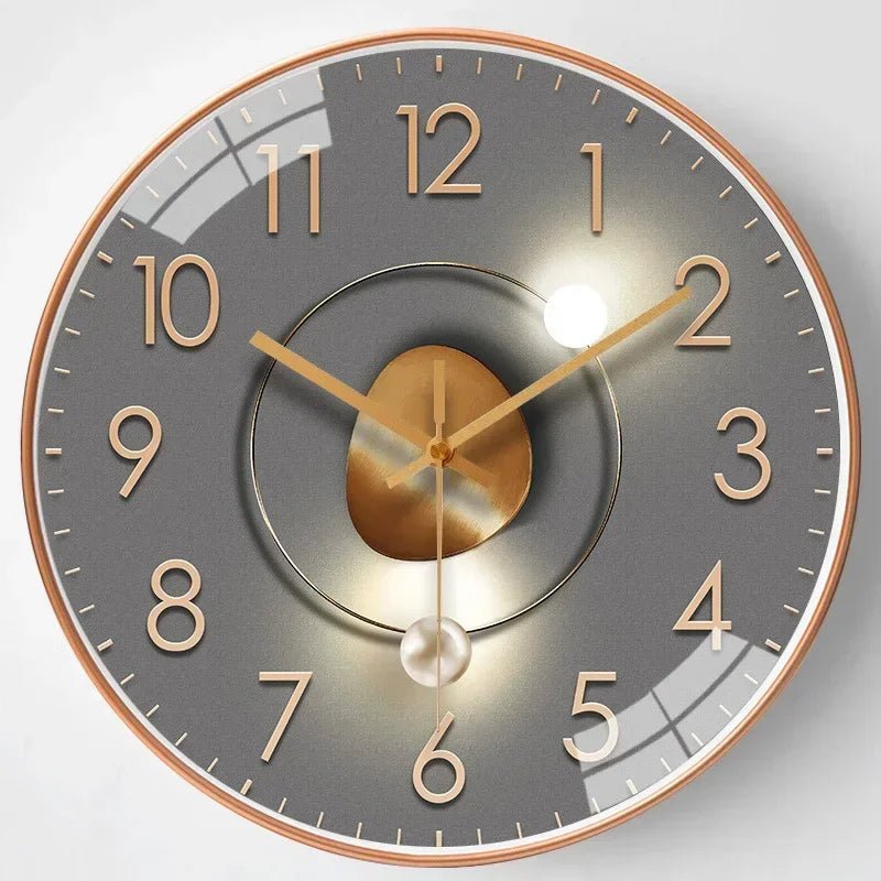 TICKLESS – Horloge murale silencieuse avec un cadran minimaliste et une finition élégante