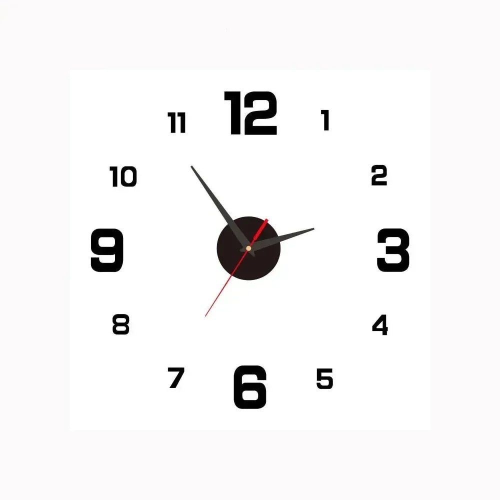 TICKLESS – Horloge murale silencieuse avec un cadran minimaliste et une finition élégante