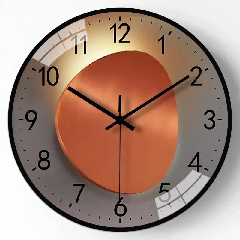 TICKLESS – Horloge murale silencieuse avec un cadran minimaliste et une finition élégante