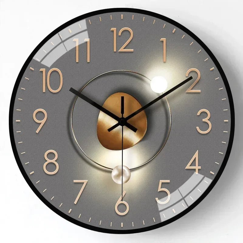 TICKLESS – Horloge murale silencieuse avec un cadran minimaliste et une finition élégante