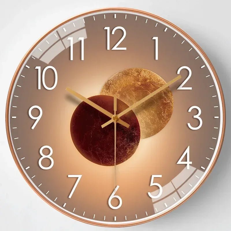 TICKLESS – Horloge murale silencieuse avec un cadran minimaliste et une finition élégante
