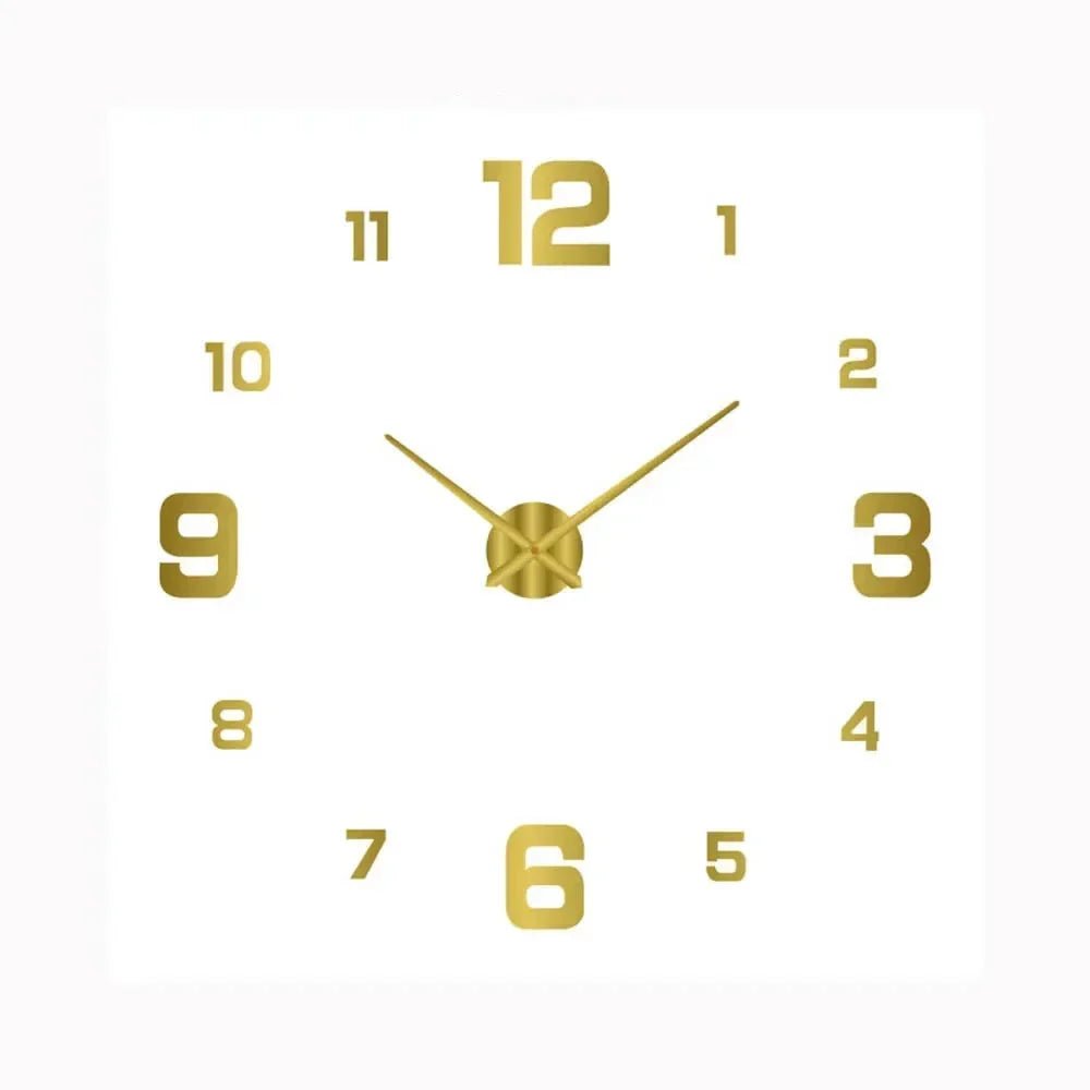 TICKLESS – Horloge murale silencieuse avec un cadran minimaliste et une finition élégante