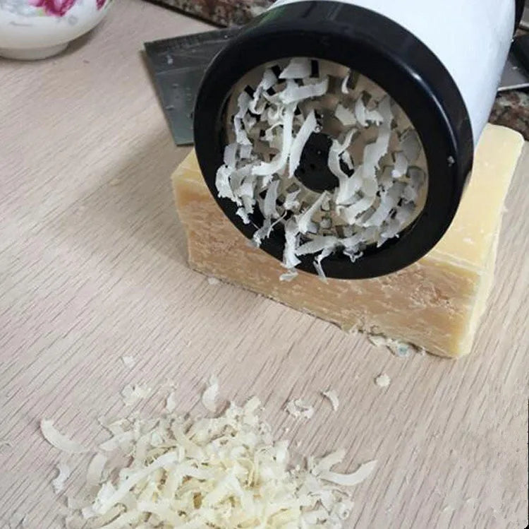 Râpe à fromage en acier inoxydable GRATEVO DuoCut | Inclus 2 inserts de coupe | Râpe à fromage robuste et râpe à légumes