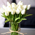 Bouquet de tulipes artificielles, décoration (10 pièces)