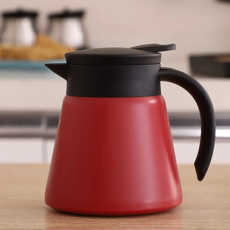 ThermoBrew Carafe Isolante | Acier Inoxydable 304 | Double Paroi & Isolée sous Vide | 6h Chaud / 12h Froid | 0,5 L