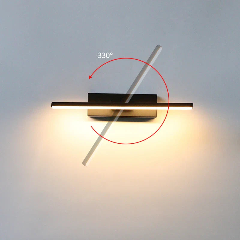 AuroLite Applique LED réglable | Rotation à 330° | Design moderne pour chambre et salon | Aluminium