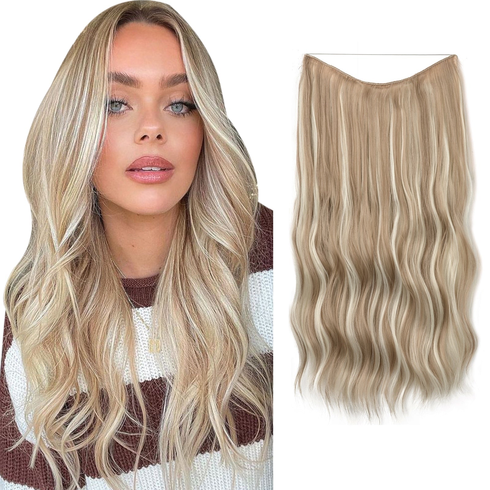 Perruque Capillaire | Volume Instantané | Extensions Halo Invisibles | GlamSchleier