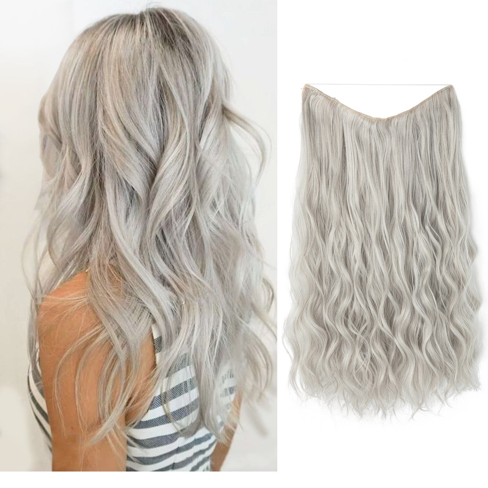 Perruque Capillaire | Volume Instantané | Extensions Halo Invisibles | GlamSchleier