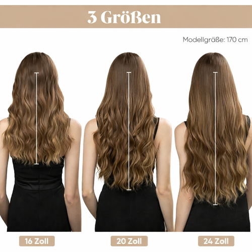 Perruque Capillaire | Volume Instantané | Extensions Halo Invisibles | GlamSchleier