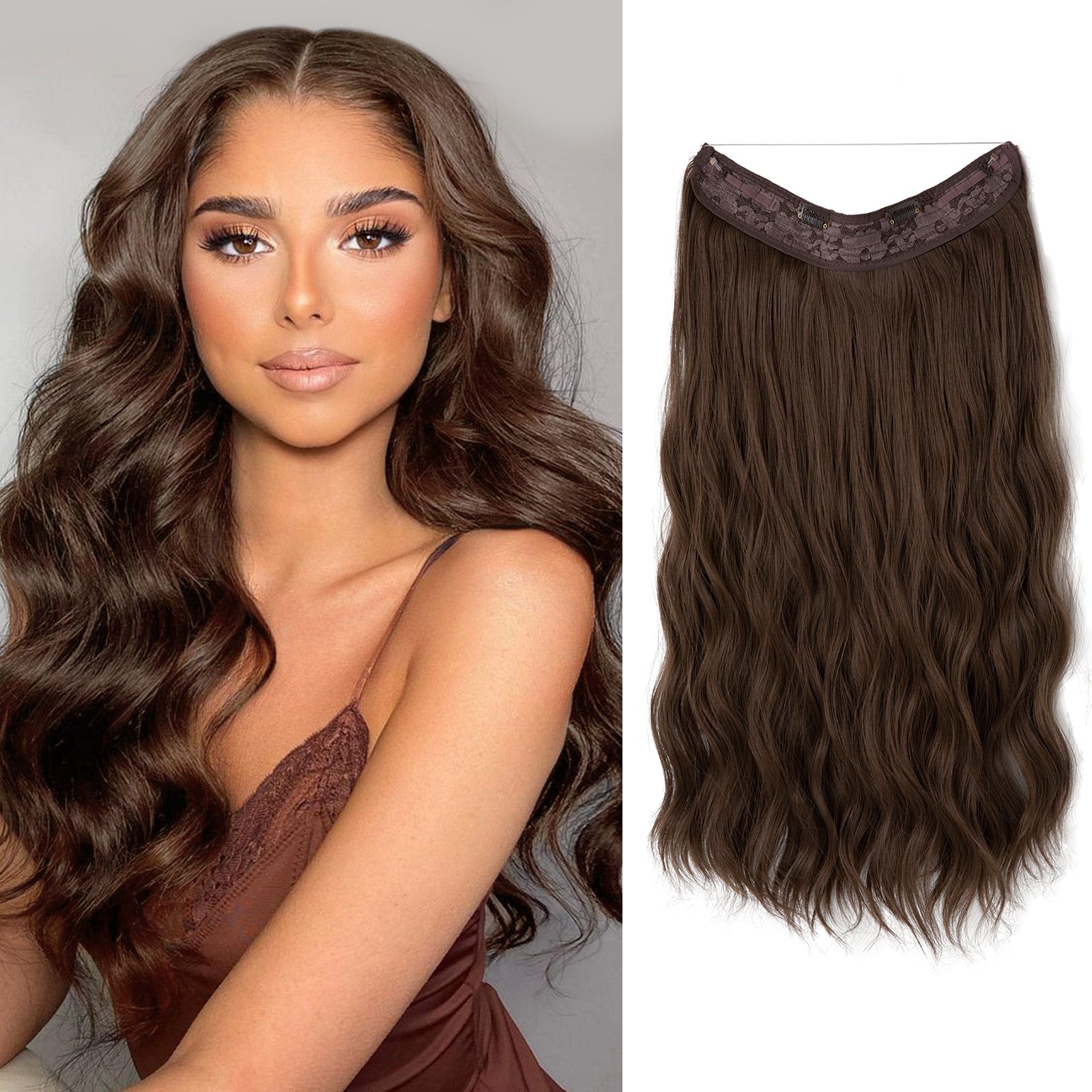 Perruque Capillaire | Volume Instantané | Extensions Halo Invisibles | GlamSchleier