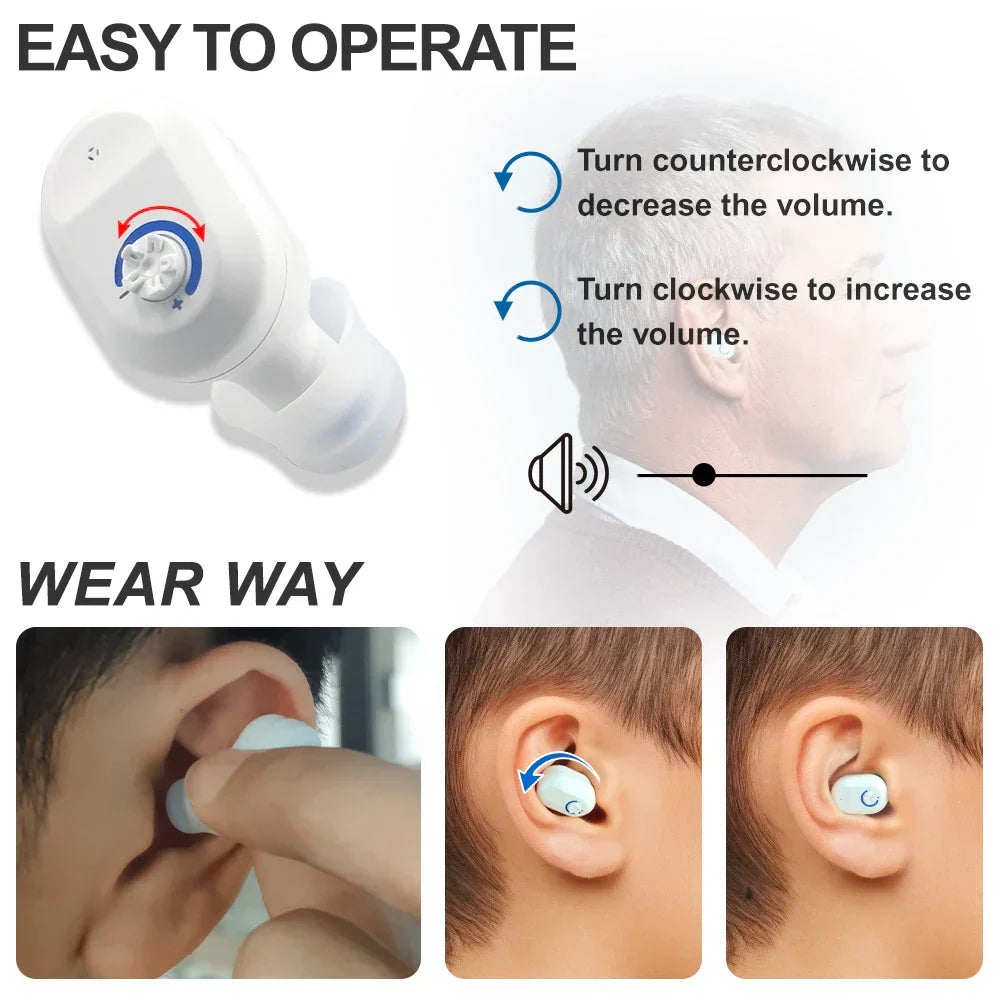 Mini écouteurs intra-auriculaires – ClearMini 2025
