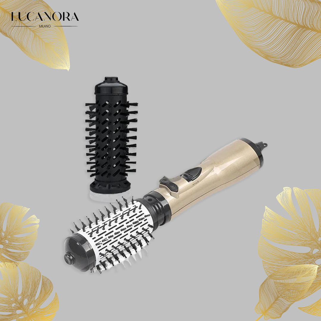 HairGlam™ - Brosse rotative 3 en 1, Styler et Sèche-cheveux (Achetez maintenant !)