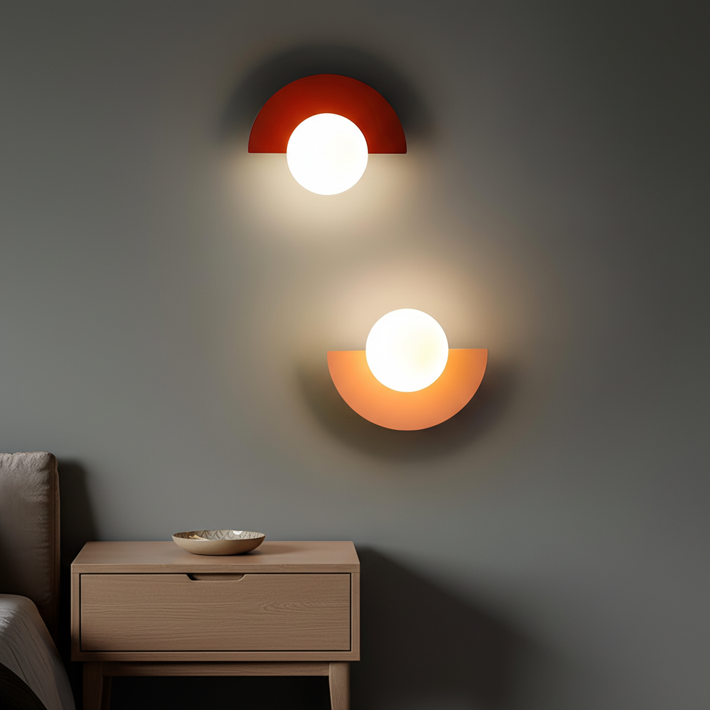 Lampe murale semi-circulaire minimaliste - ArcLight