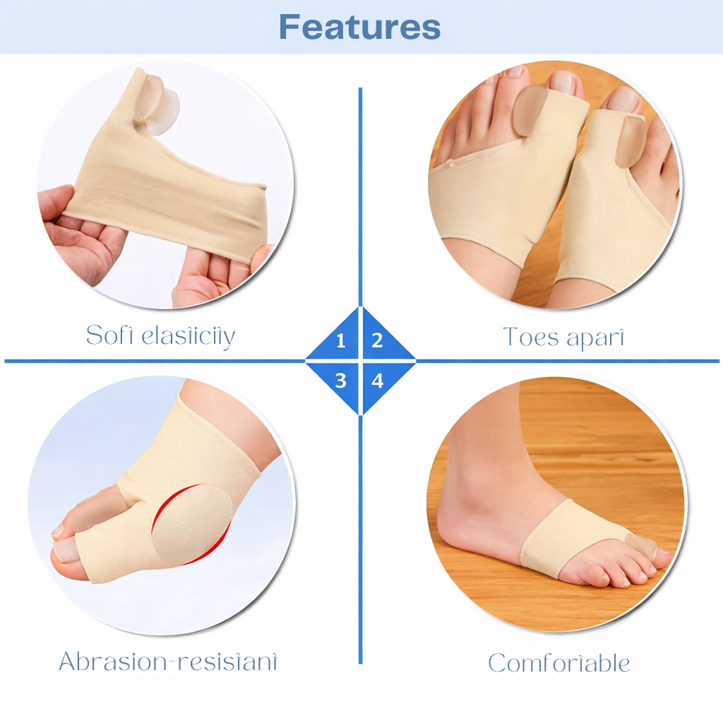 BUNIONOVA – Solution de Correction des Orteils pour le Confort Quotidien des Pieds