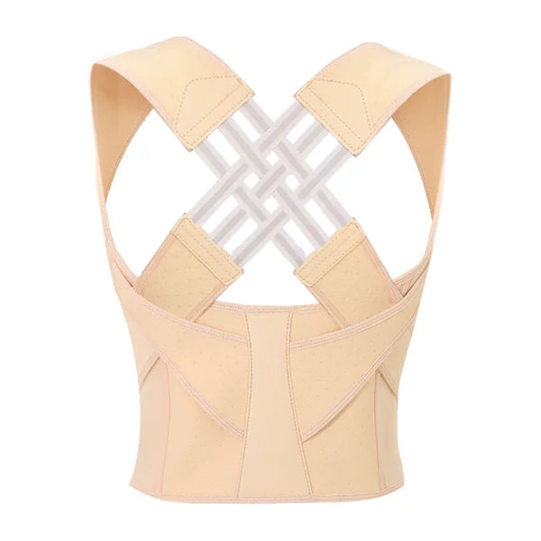 Skanto | Dispositif de correction de posture ergonomique pour soulager la douleur au cou et au dos, ajustable et stable