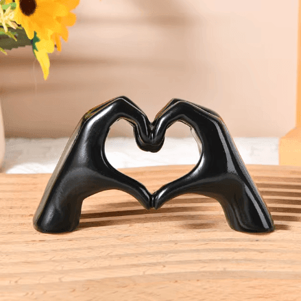 LOVESCULPT BOIS – Figurine décorative en bois faite à la main pour un foyer aimant