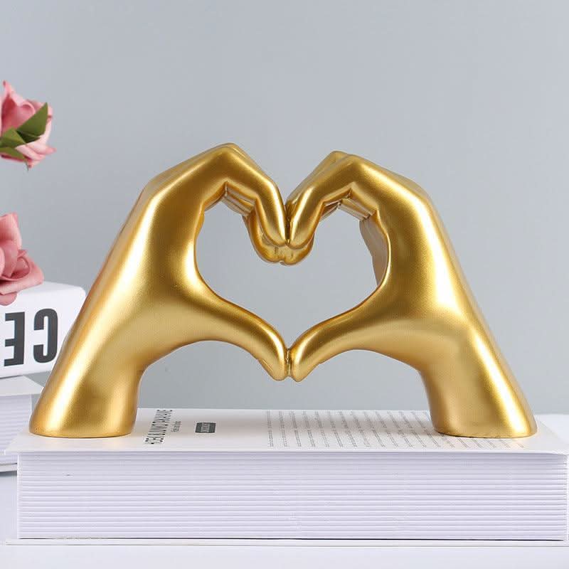 LOVESCULPT BOIS – Figurine décorative en bois faite à la main pour un foyer aimant