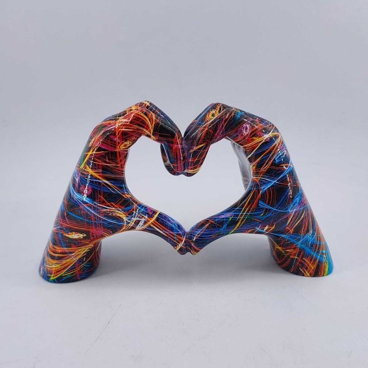 LOVESCULPT BOIS – Figurine décorative en bois faite à la main pour un foyer aimant