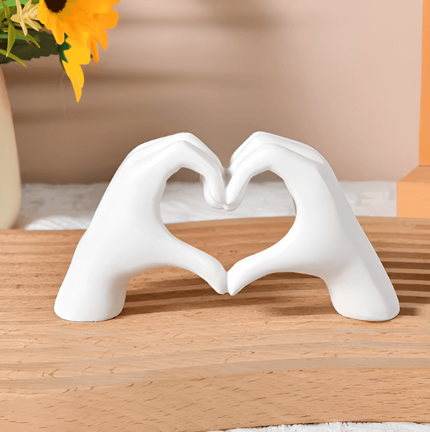 LOVESCULPT BOIS – Figurine décorative en bois faite à la main pour un foyer aimant