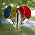 Skanto | Coeur en verre coloré fait à la main