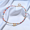 Collier en perles Sandsberg avec pendentif en lettres