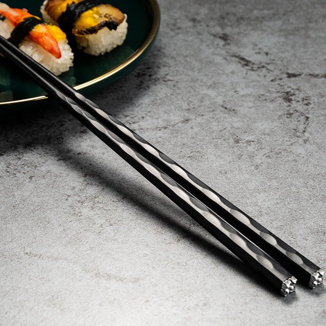 DineLux – Ensemble de baguettes luxueuses avec des designs raffinés (5 paires)
