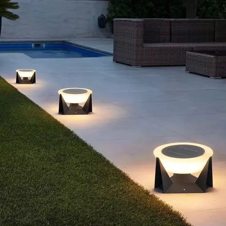 SOLARLUME - Lampe de sol solaire extérieure