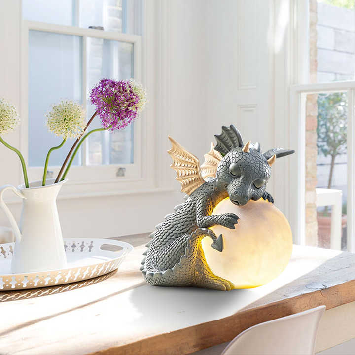 Lampe de table LED unique en forme de dragon